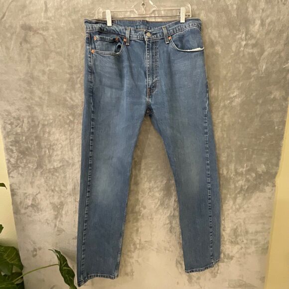 Levi's 505 Jeans Men's actual 34x30” Straight Leg Blank Red Tag - Picture 1 of 16